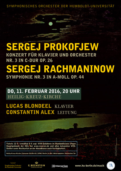 HU Musik 2016 Prokofiew, Rachmanow